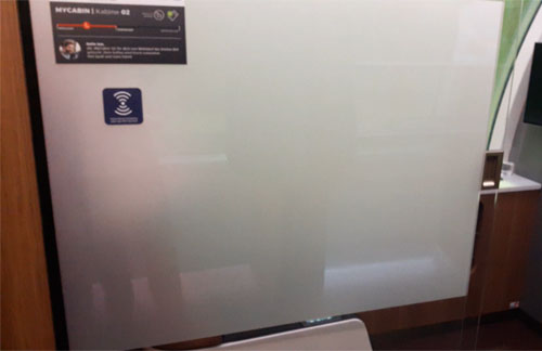 Inteligentna folia Białystok - w pociągu wyłączona