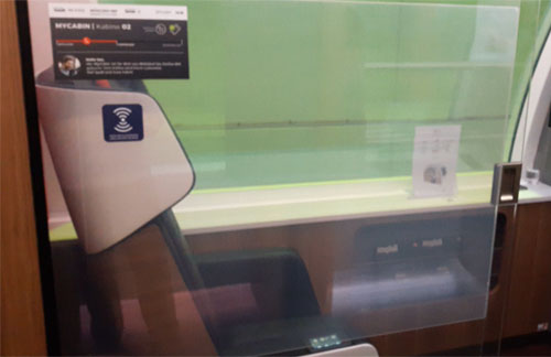 Inteligentna folia Białystok - w pociągu włączona